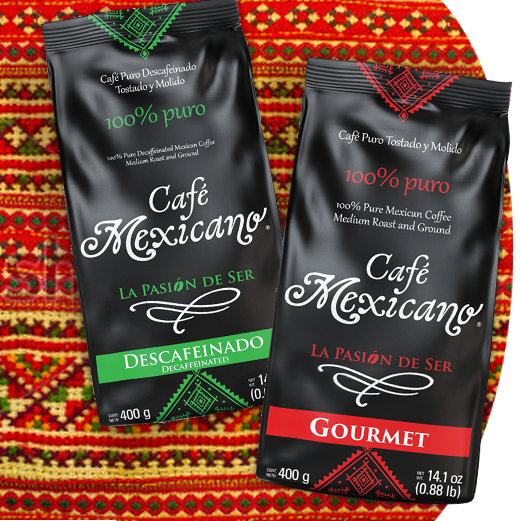 Café Tostado y Molido Café Mexicano Descafeinado 400g 