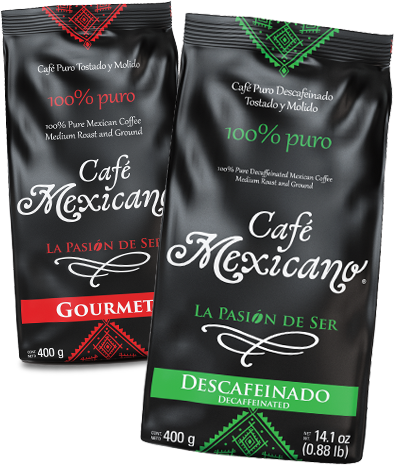 Café Tostado y Molido Café Mexicano Descafeinado 400g 